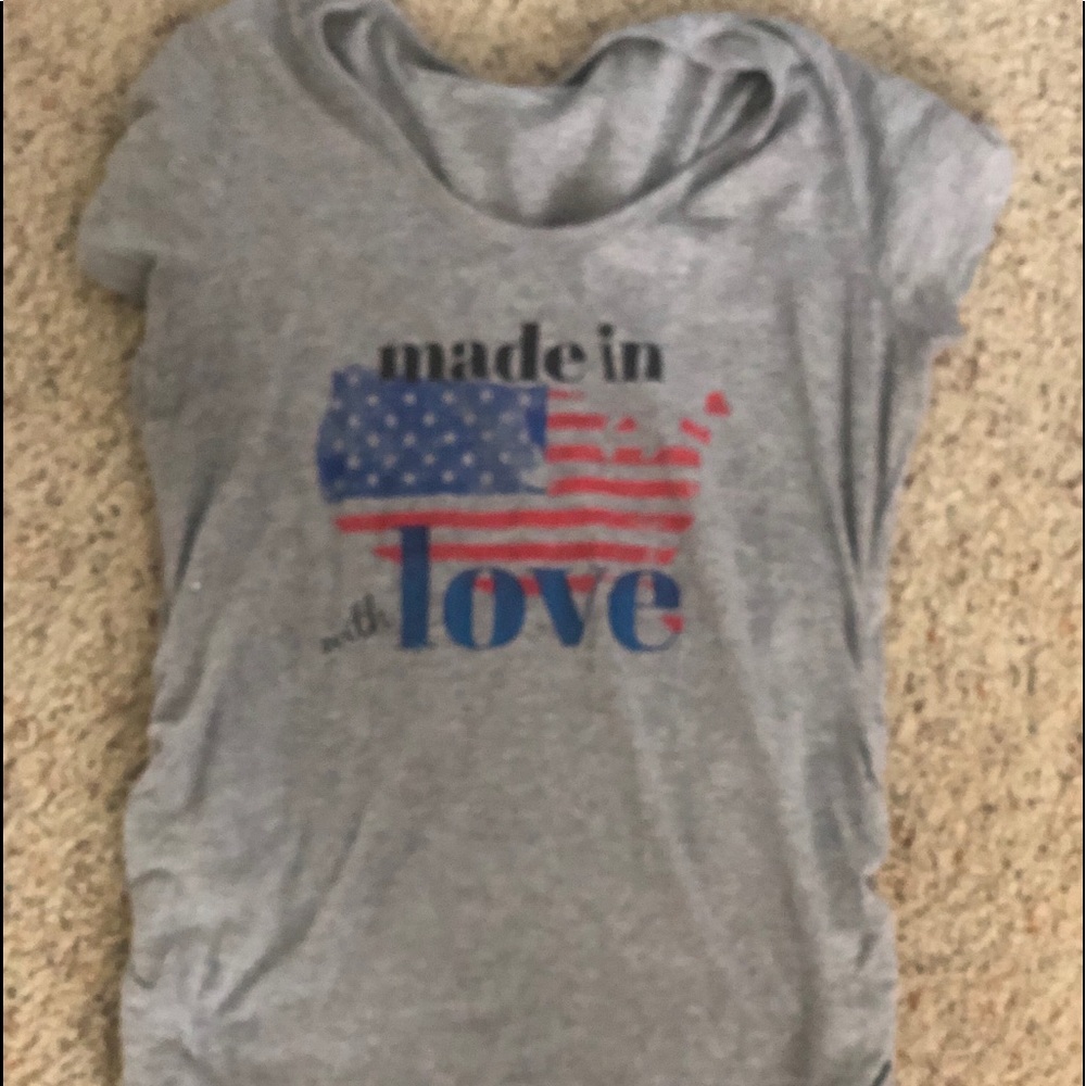Patriotic Maternity T-shirt, size small